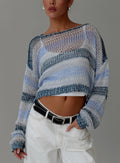 Perren Sweater Blue Stripe