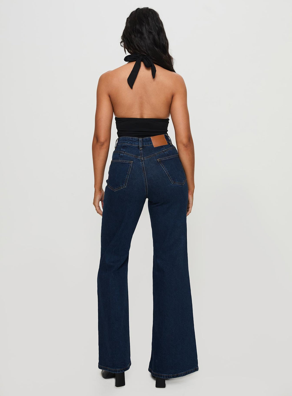 Thearlie High Flare Jean Dark Wash