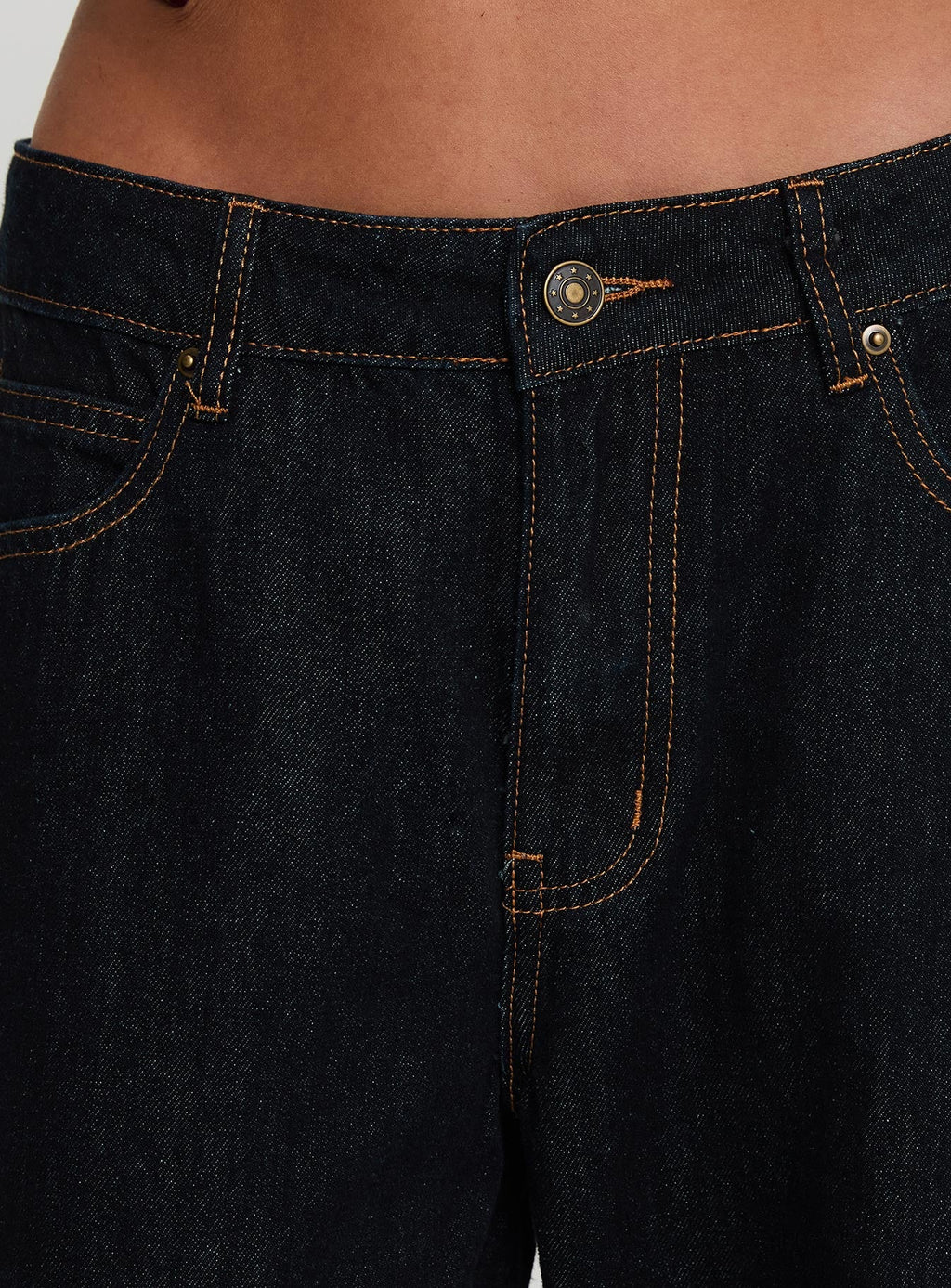 Top Model Cuffed Jean Dark Denim