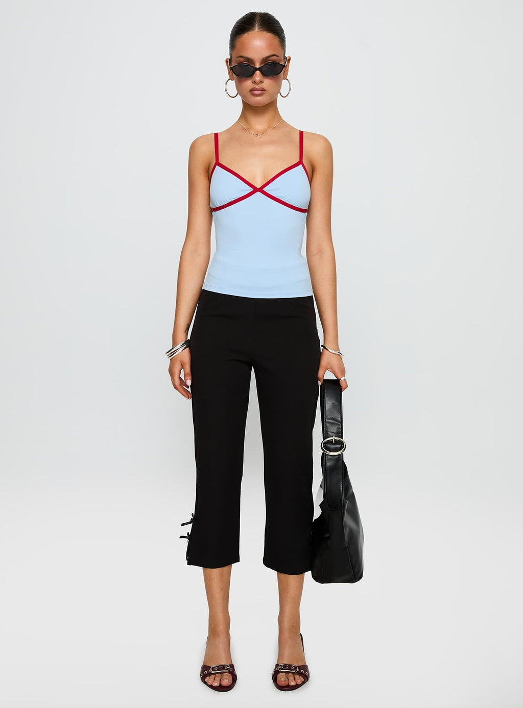 Tiera Top Blue / Red