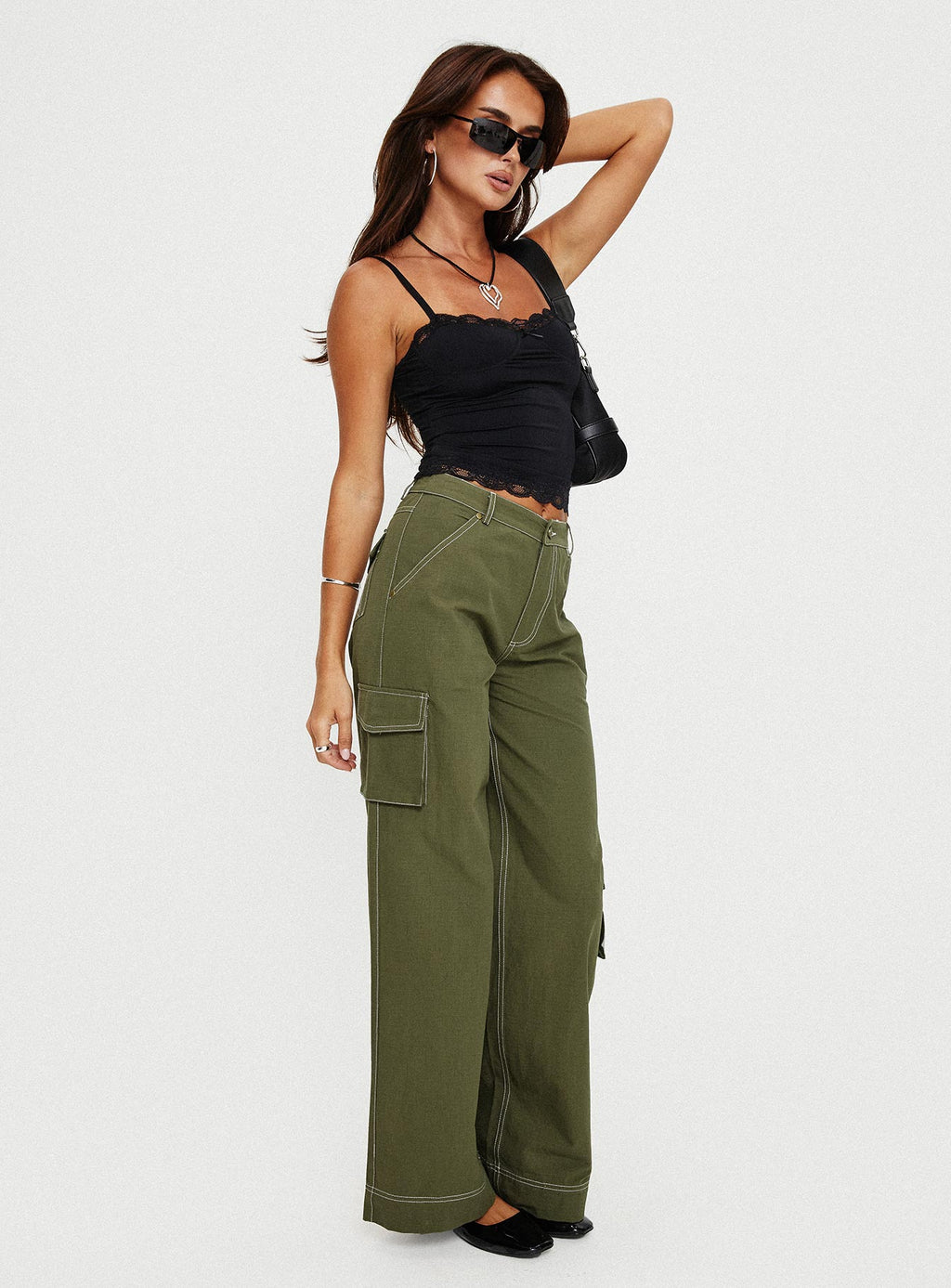Top Model Cami Top Black