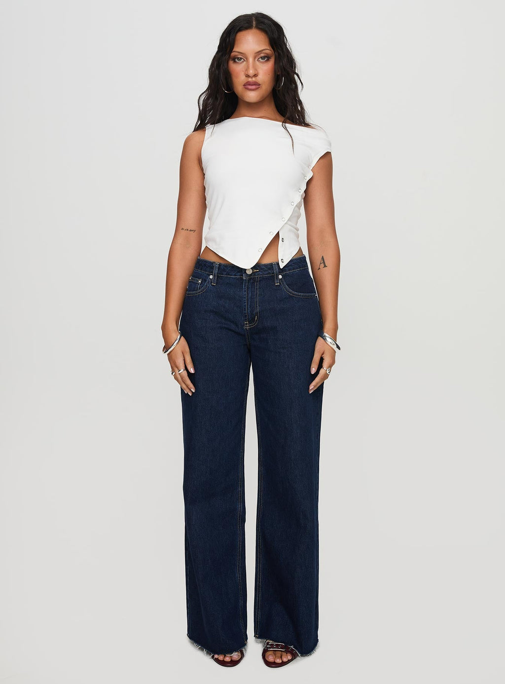 Darla Low Rise Straight Jean Dark Wash